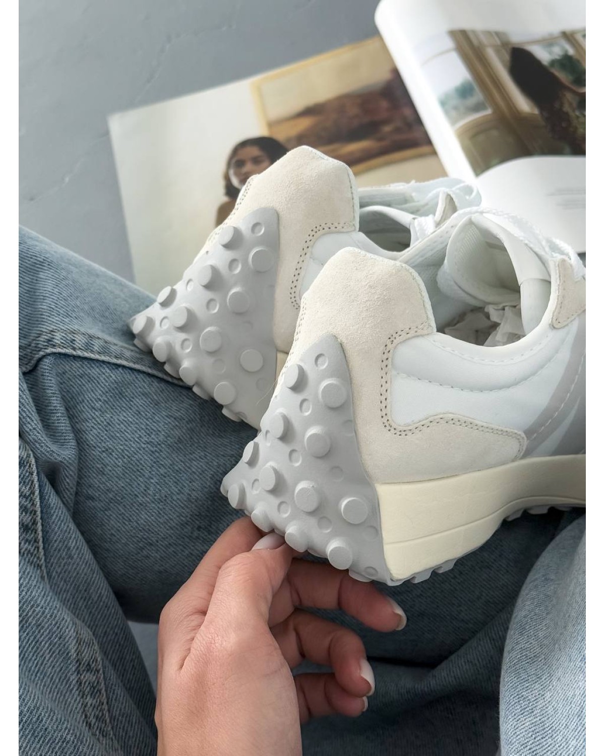 New Balance 327 White