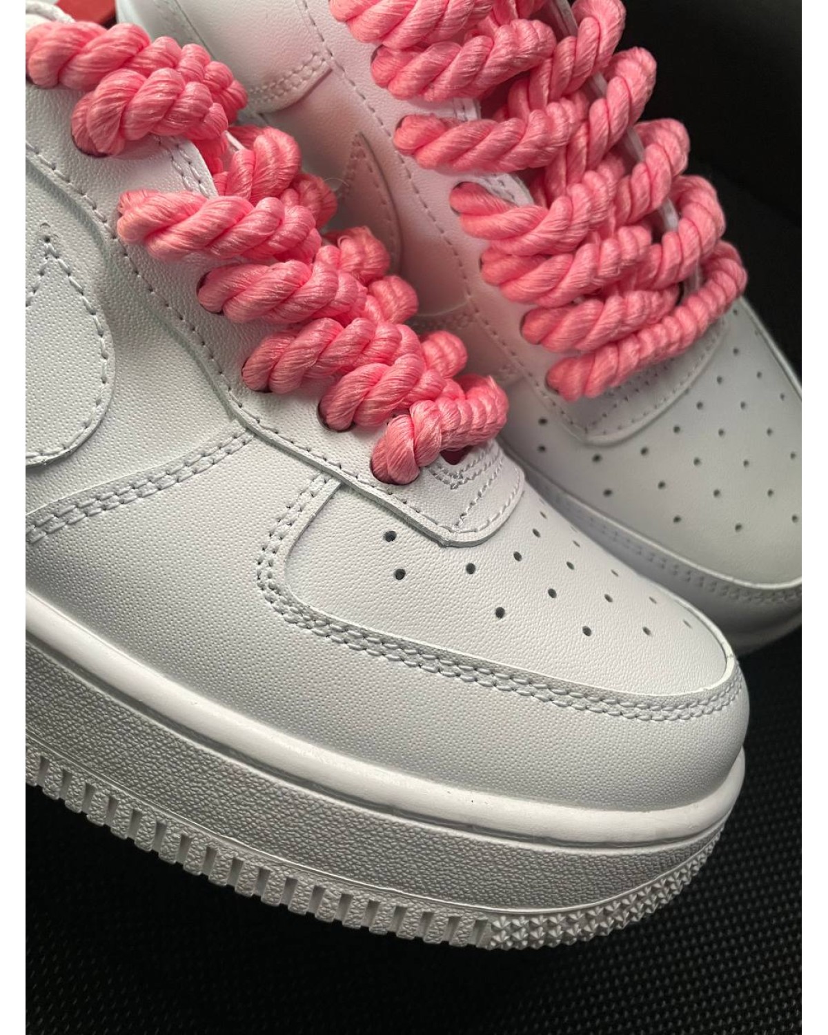 Nike Air Force 1 Rope Laces Pink