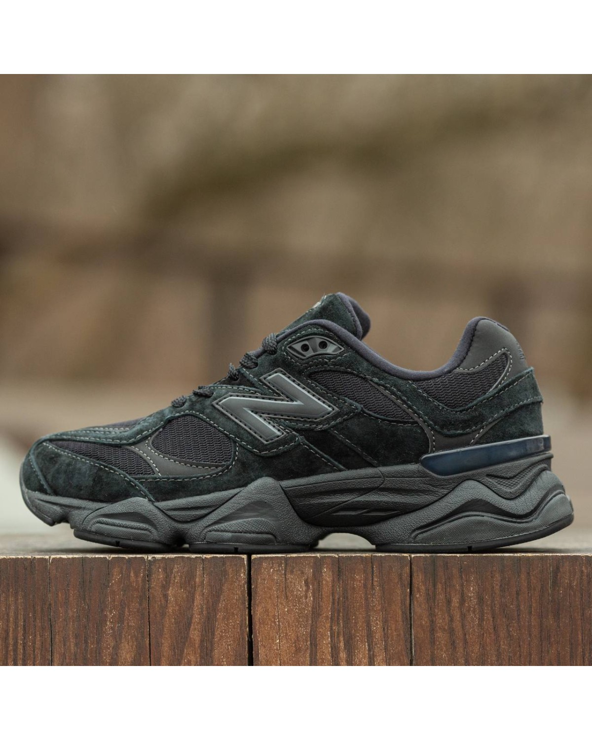 New Balance Black Suede