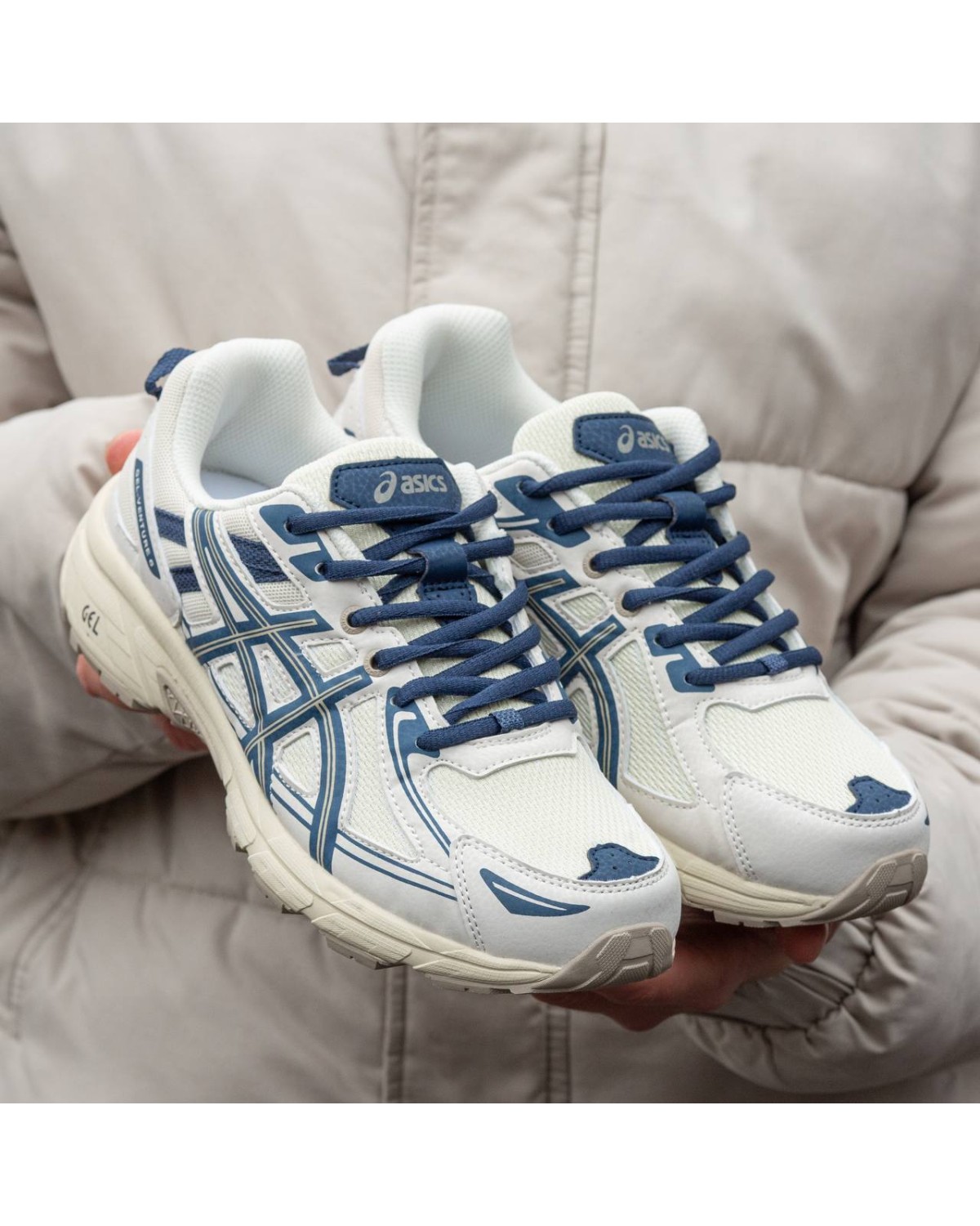Asics Gel Venture 6 Beige Blue