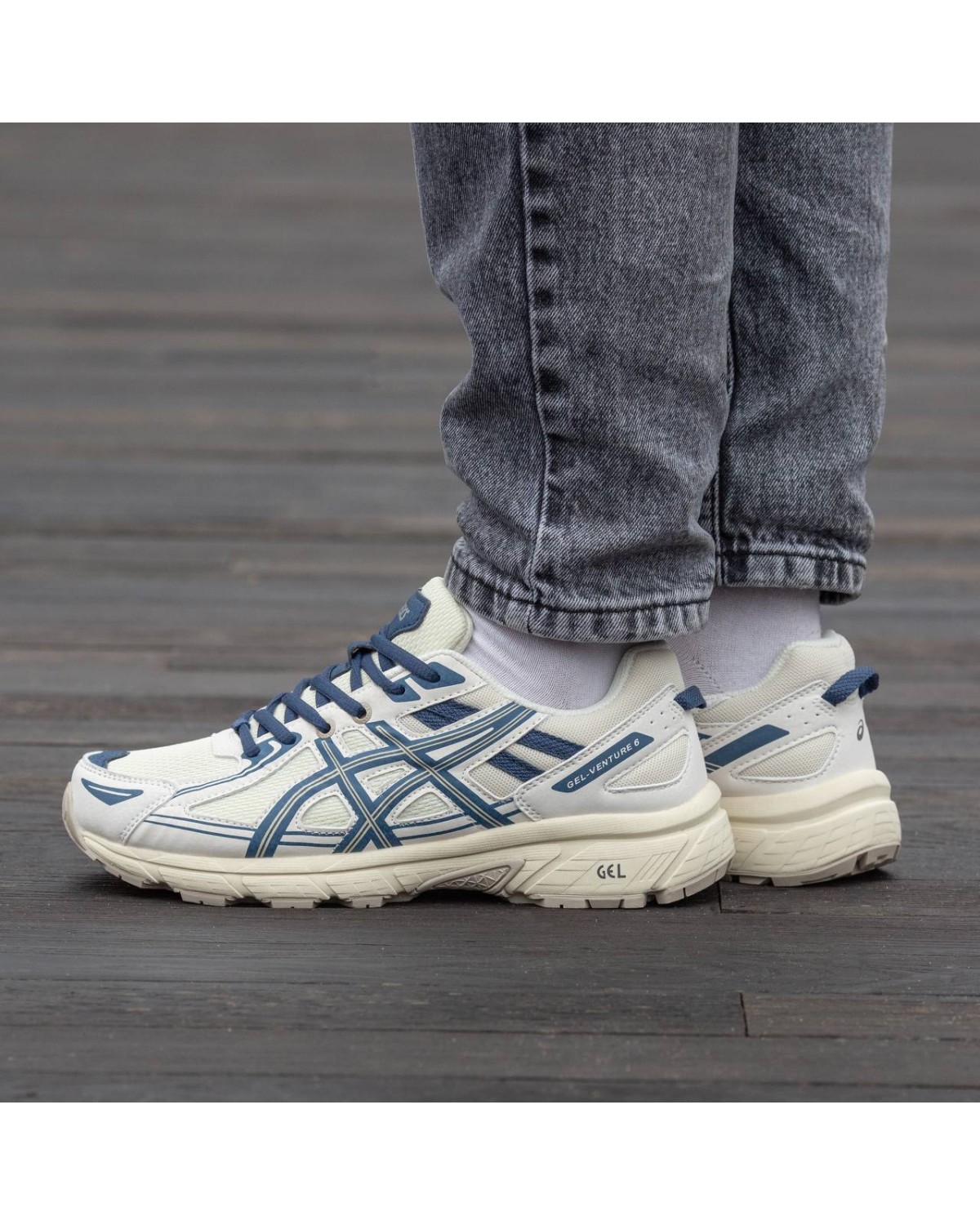 Asics Gel Venture 6 Beige Blue