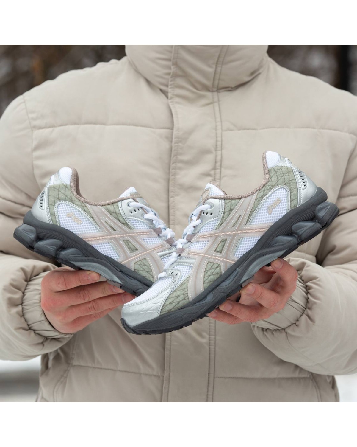 Asics Gel Nimbus 10.1 x Kith White Morganite