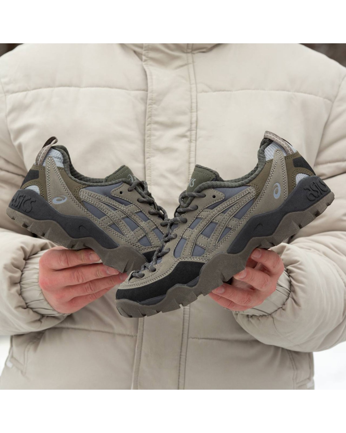Asics Gel-Pickax Clay Grey/Mink