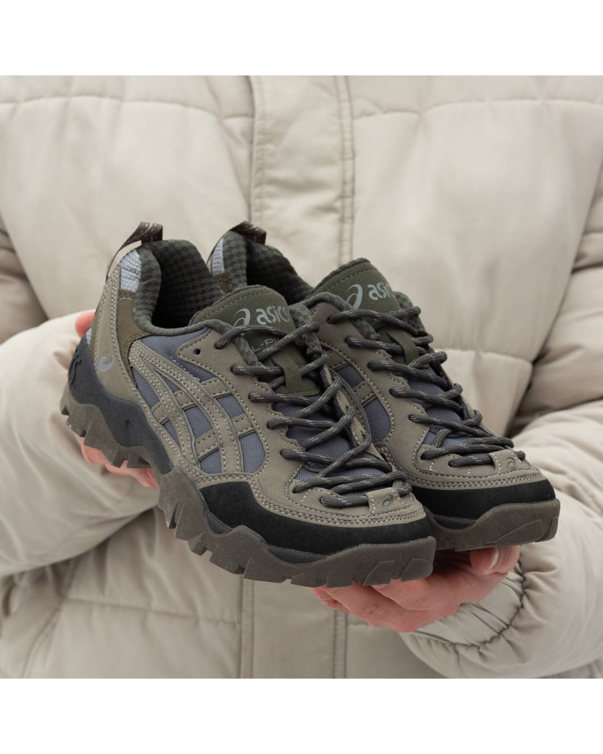 Asics Gel-Pickax Clay Grey/Mink