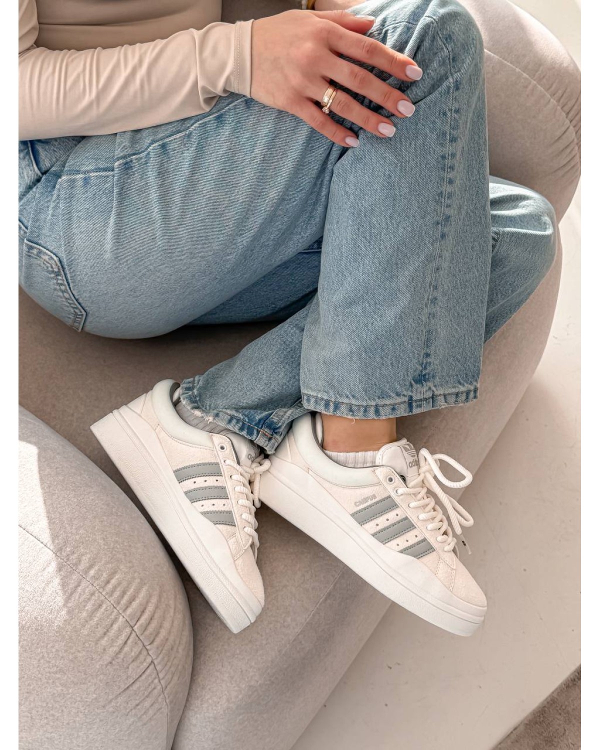 Adidas Campus x Bad Banny Beige/Grey