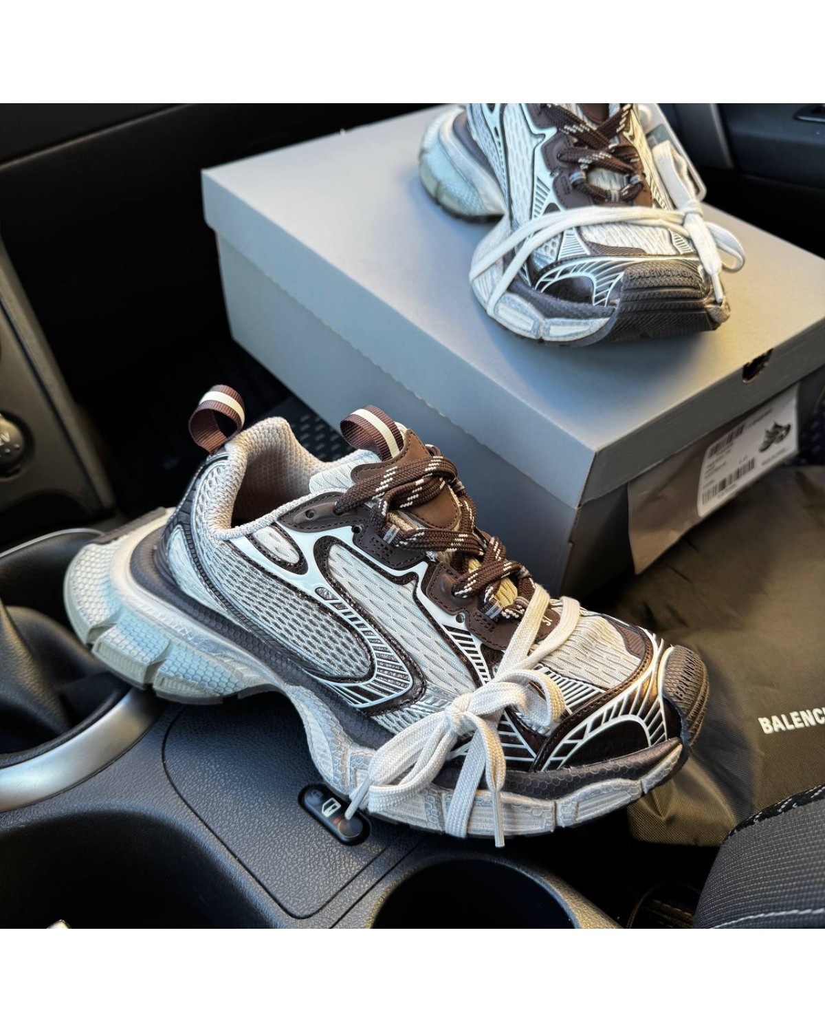 Balenciaga 3XL Silver Brown