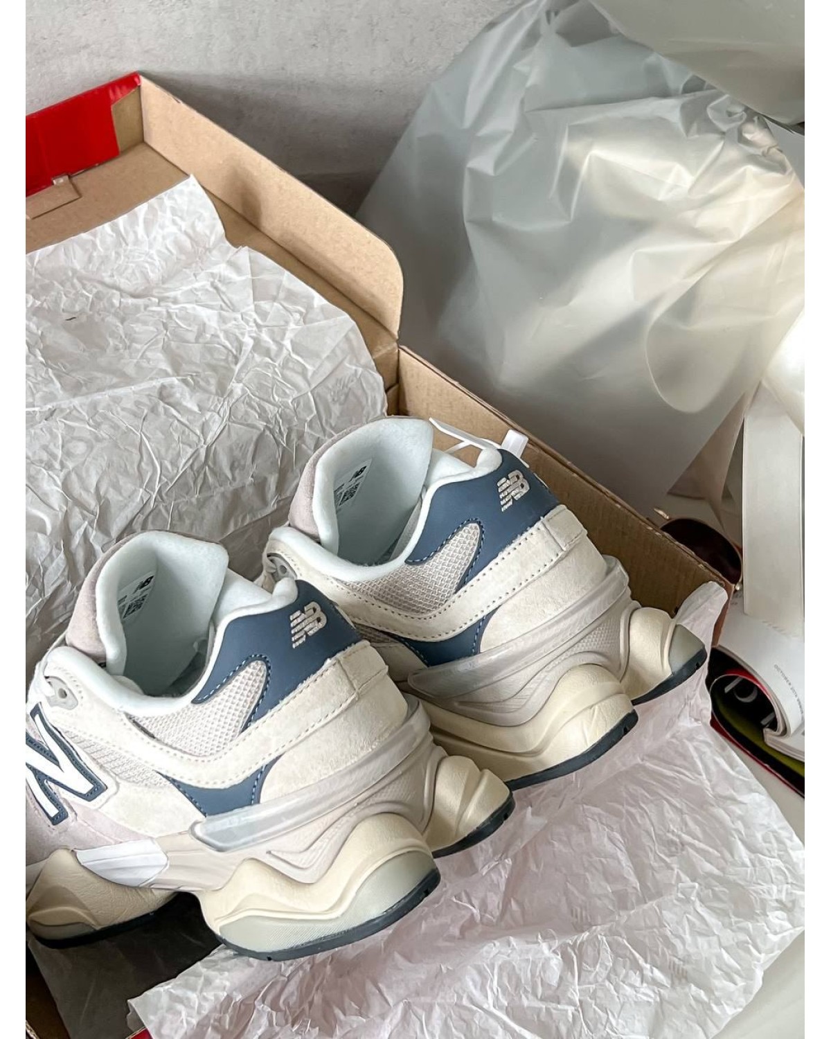 New Balance 9060 White Navy