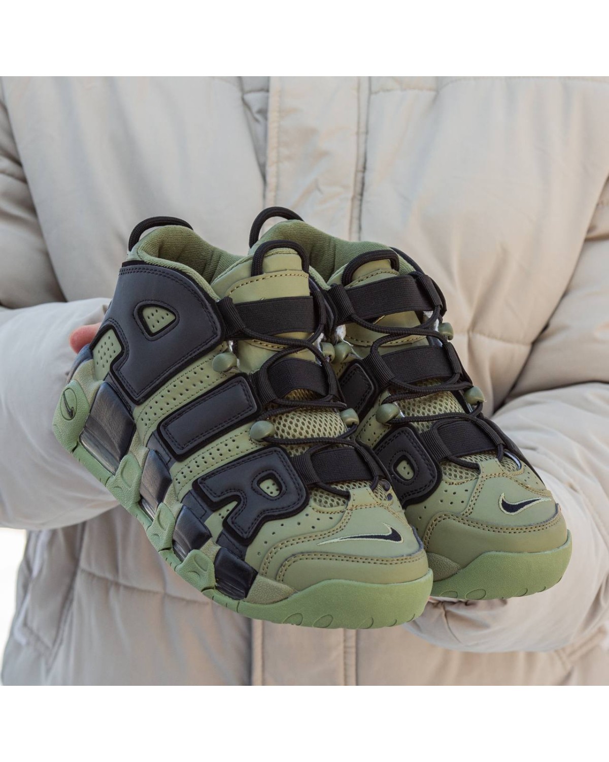 Nike Air More Uptempo Haki