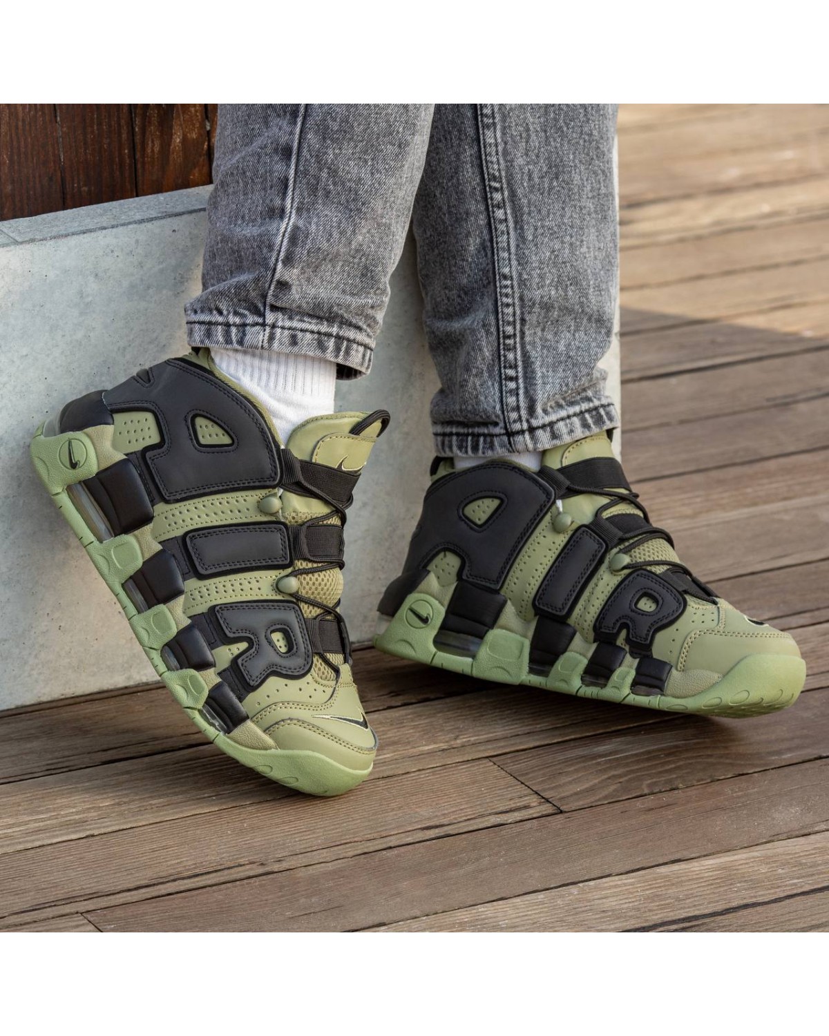 Nike Air More Uptempo Haki