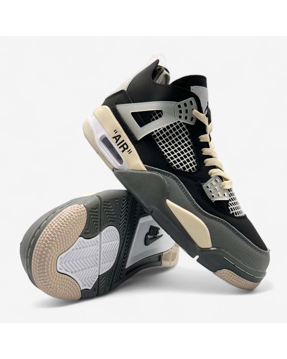 Nike Jordan 4 Off White Black