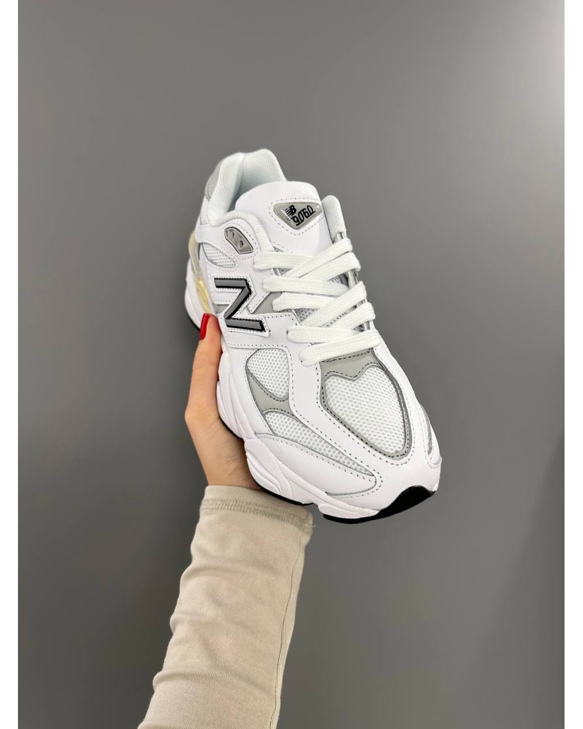New Balance 9060 White Leather