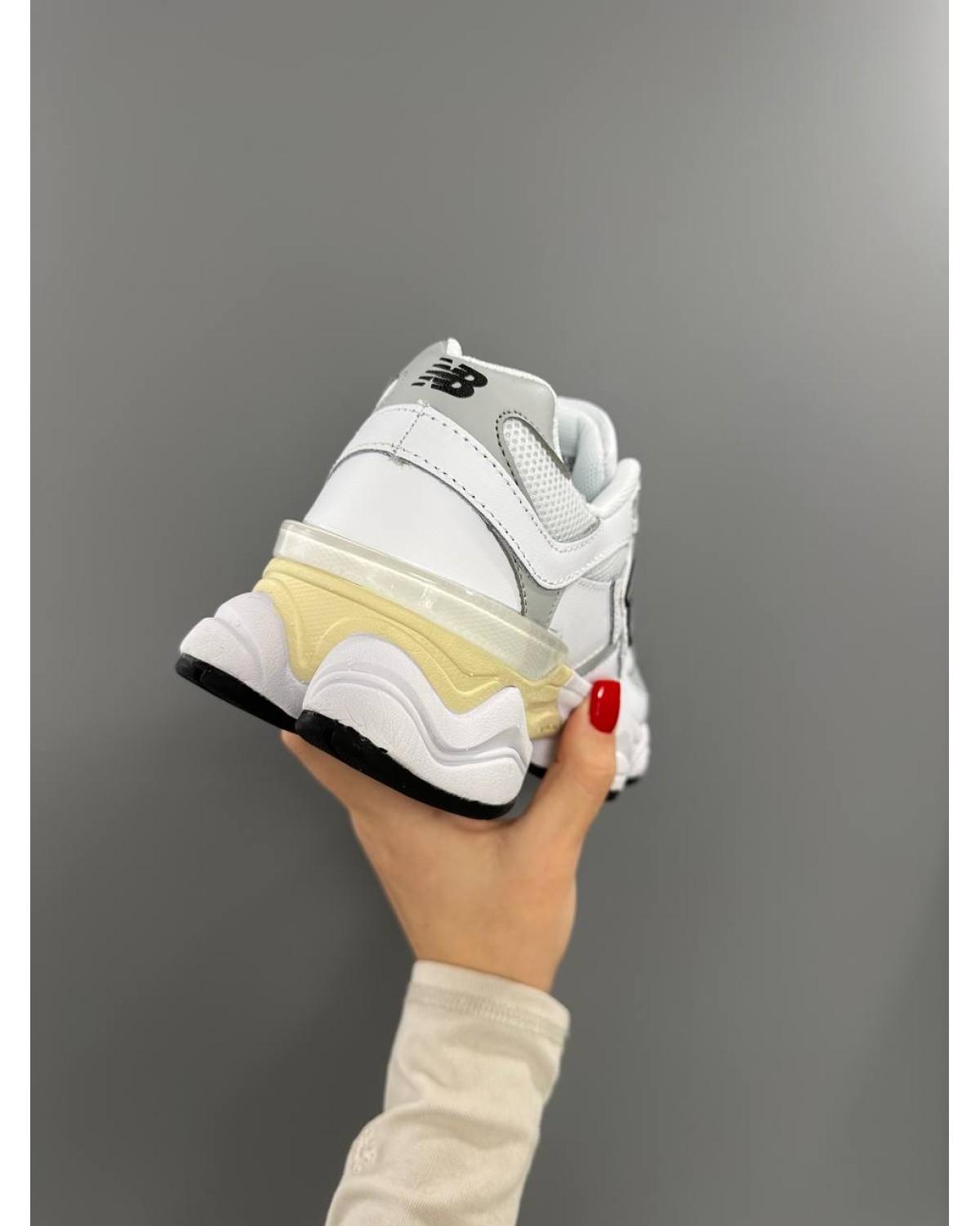 New Balance 9060 White Leather