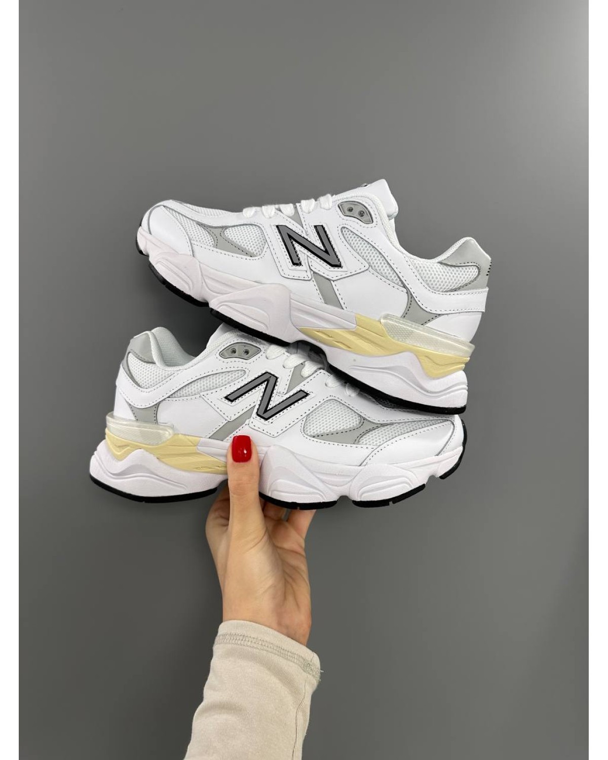 New Balance 9060 White Leather