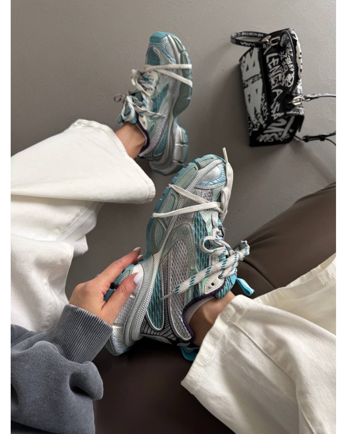 Balenciaga 3XL Aquamarine