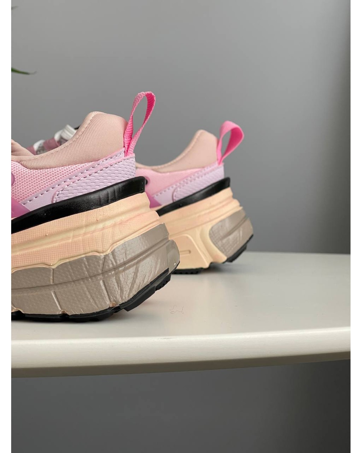 Nike V2K Runtekk Beige Pink Silver