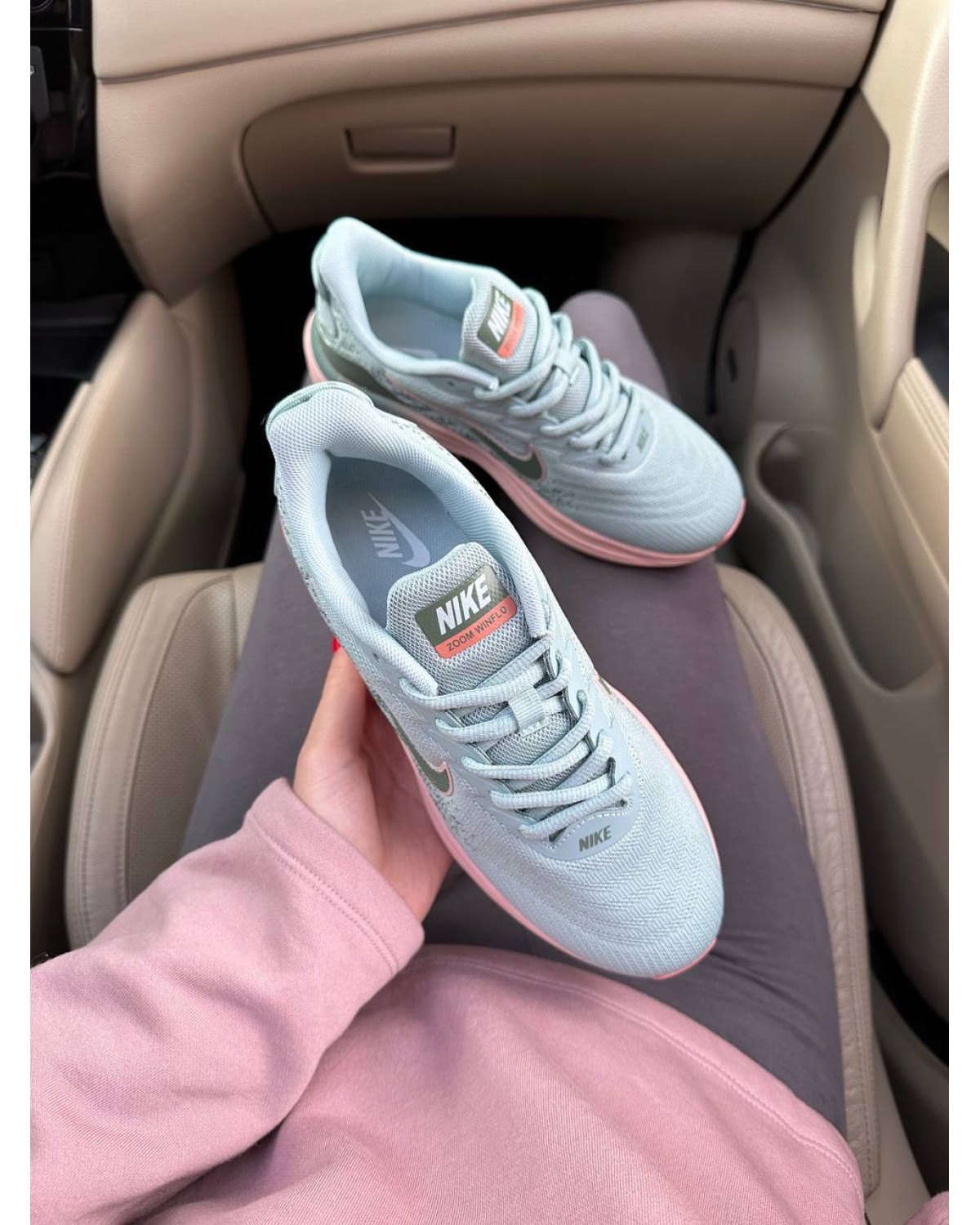 Nike Air Zoom Winflo Blue Pink Powder