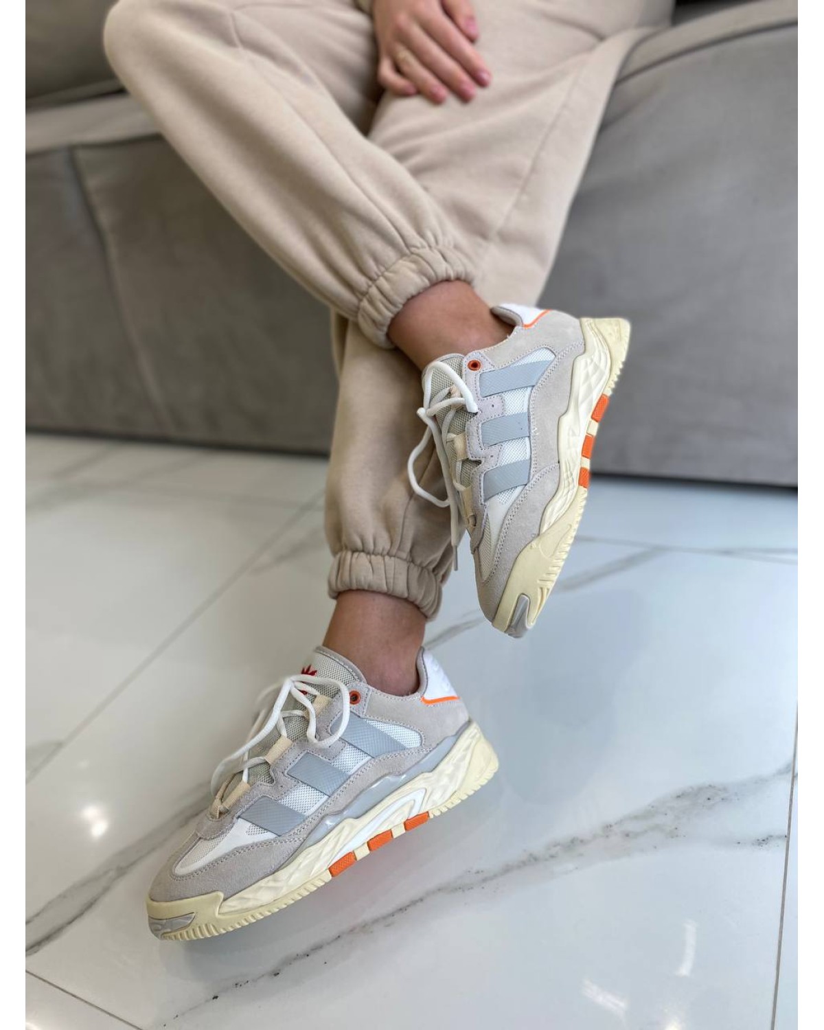 Adidas Niteball Beige Orange