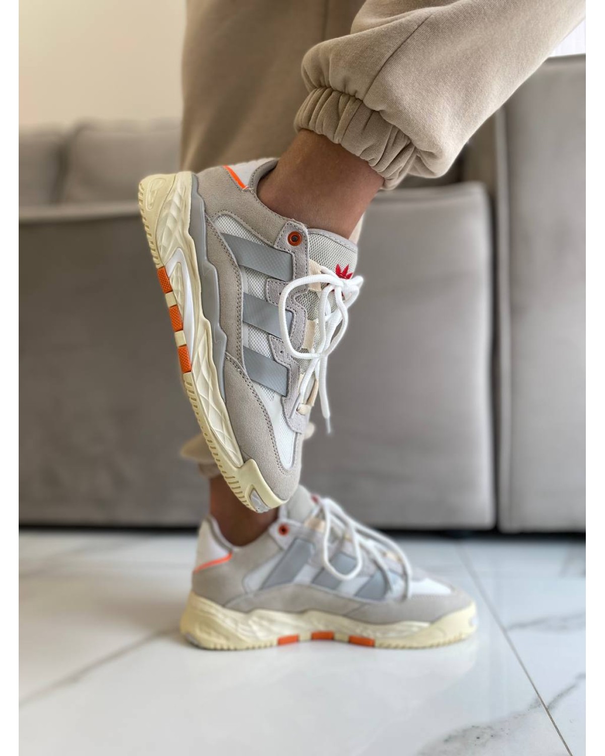 Adidas Niteball Beige Orange