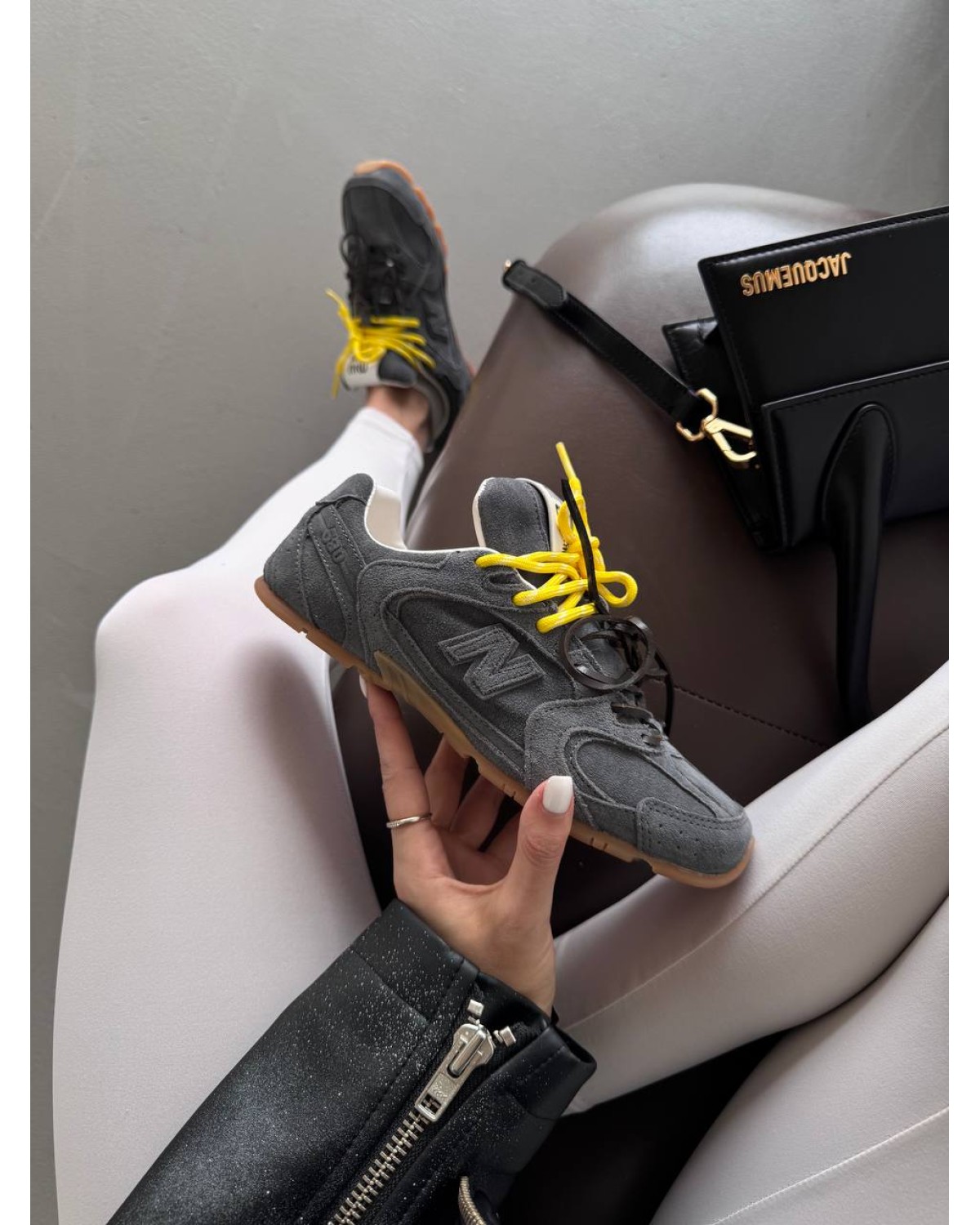New Balance 530 x Miu Miu Graphite/Yellow