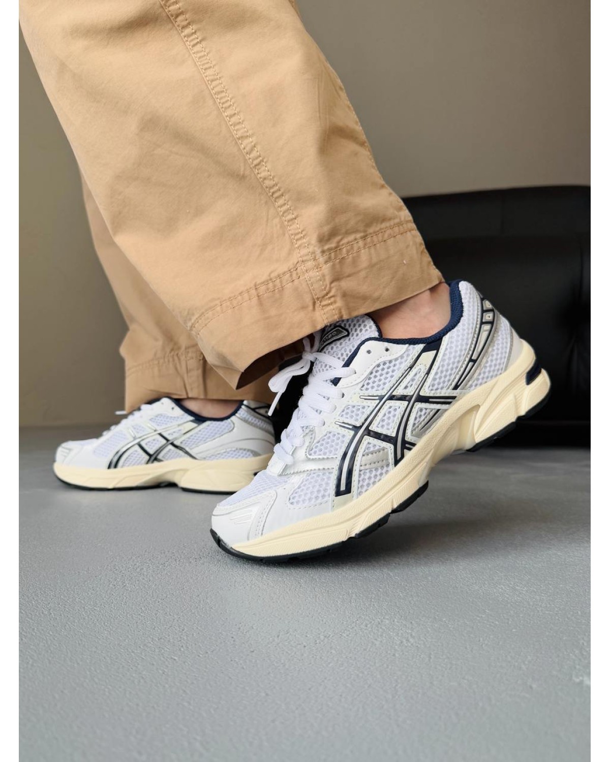 Asics Gel-1130 White/Black/Beige