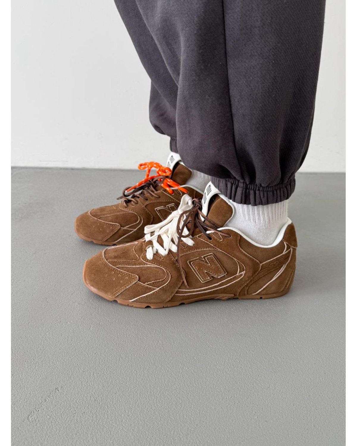 New Balance x Miu Miu Brown