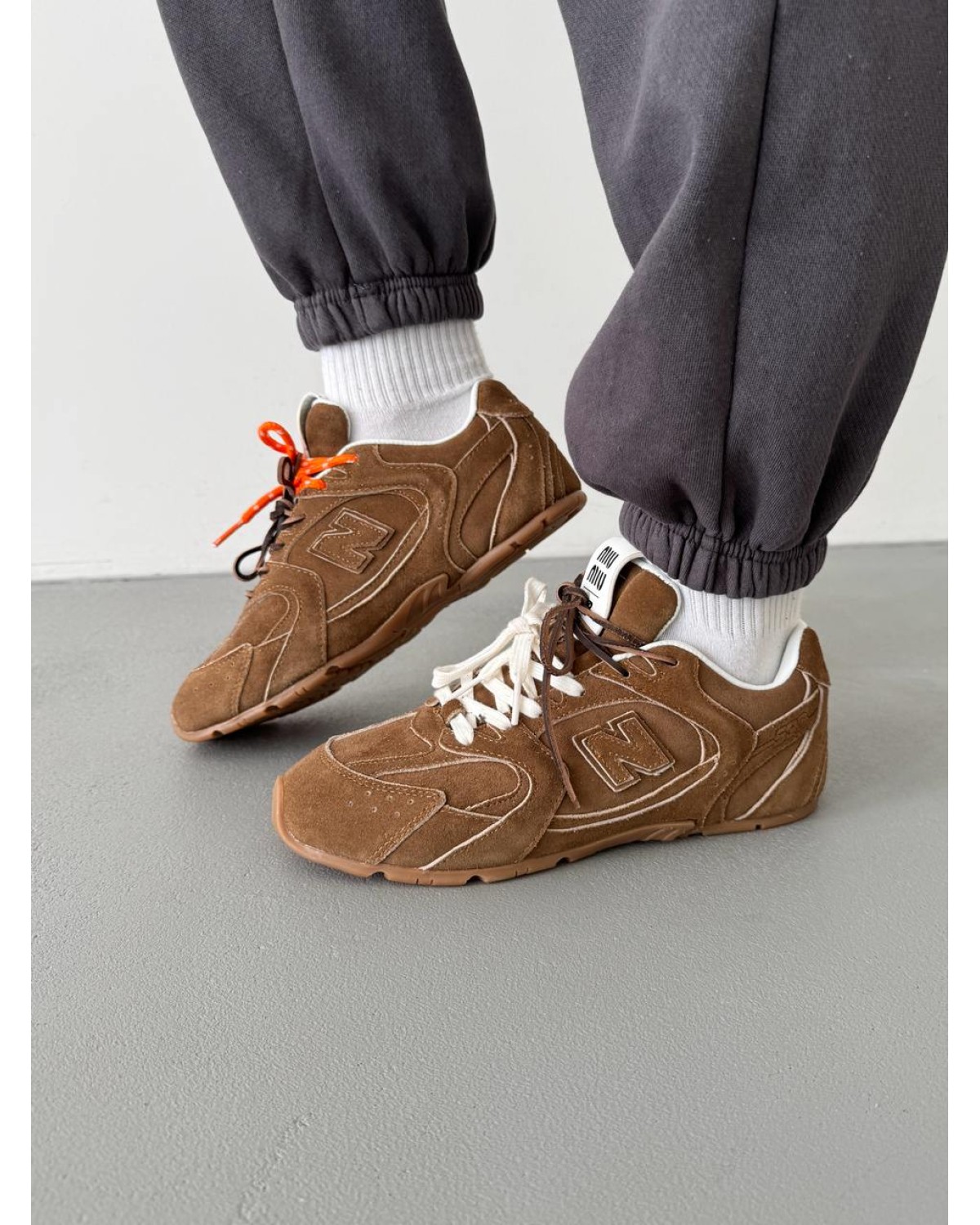New Balance x Miu Miu Brown