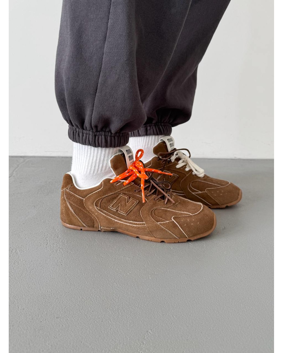 New Balance x Miu Miu Brown