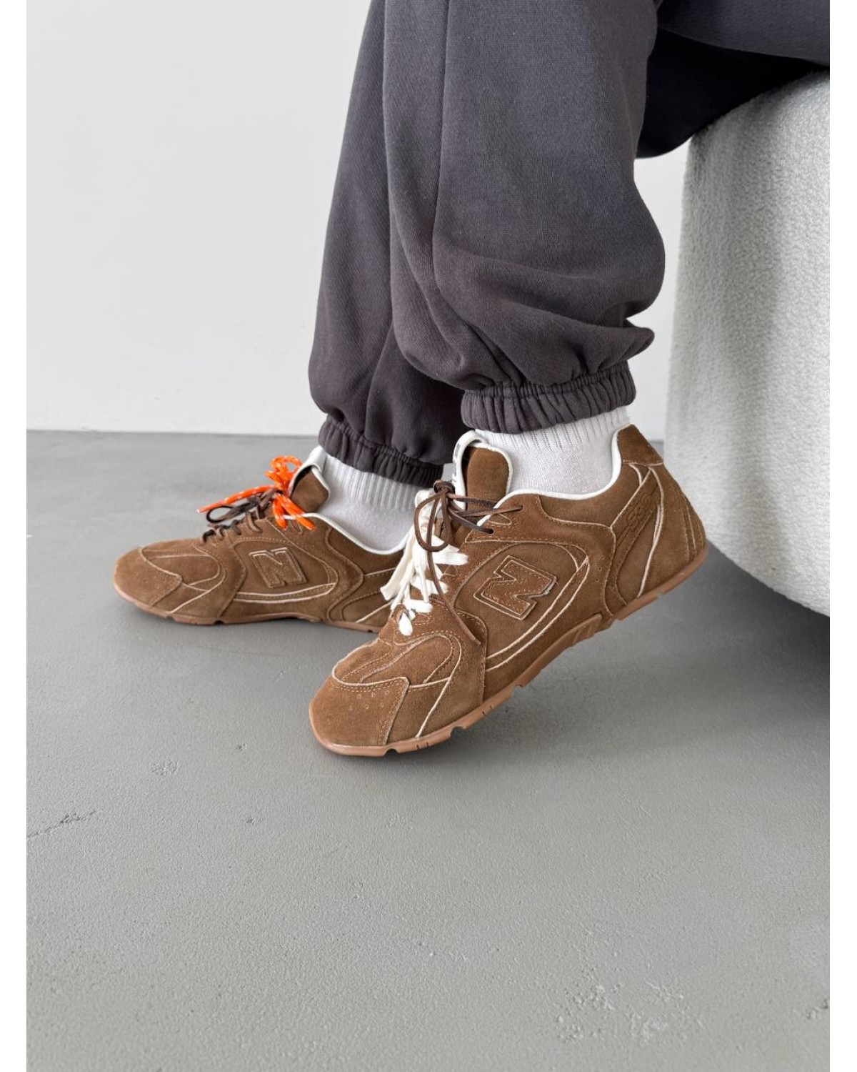 New Balance x Miu Miu Brown