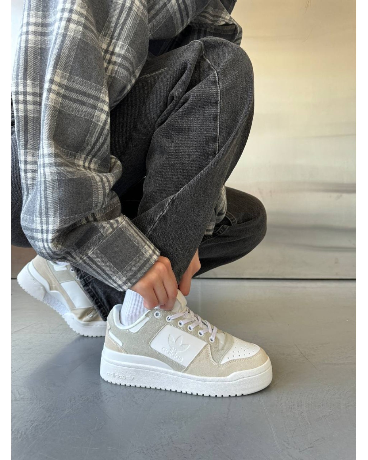 Adidas Originals Forum Bold White Beige