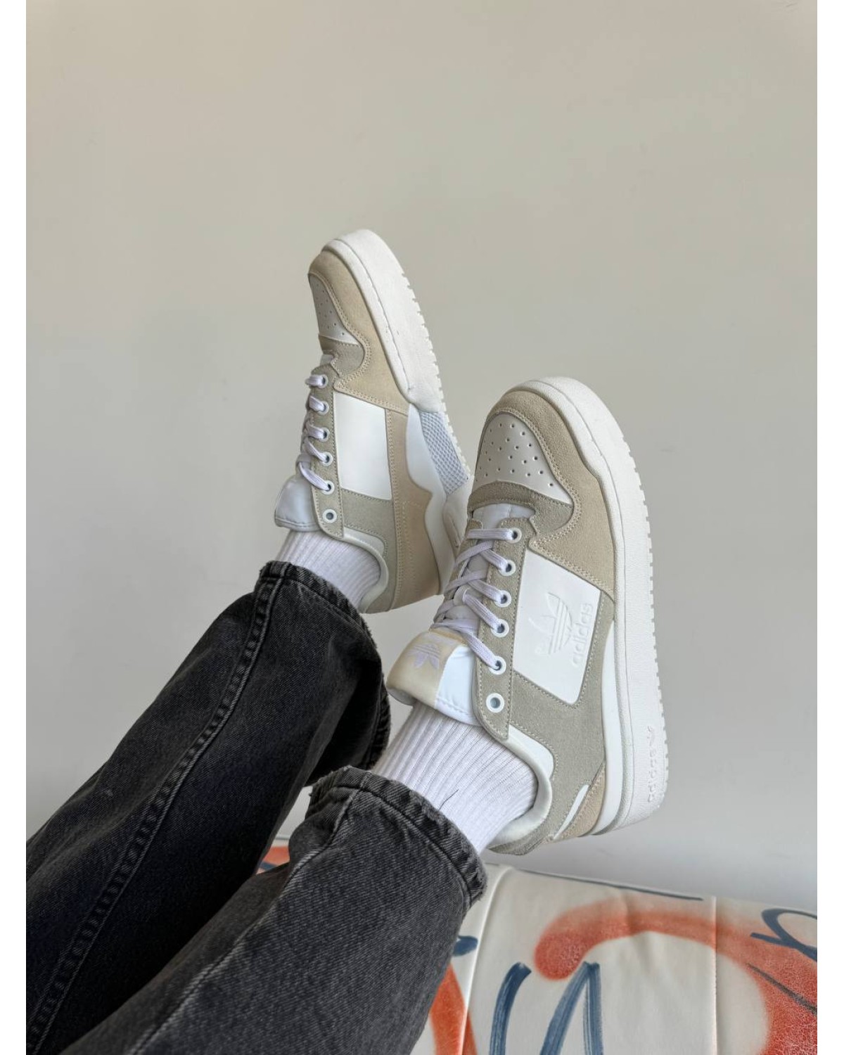 Adidas Originals Forum Bold White Beige