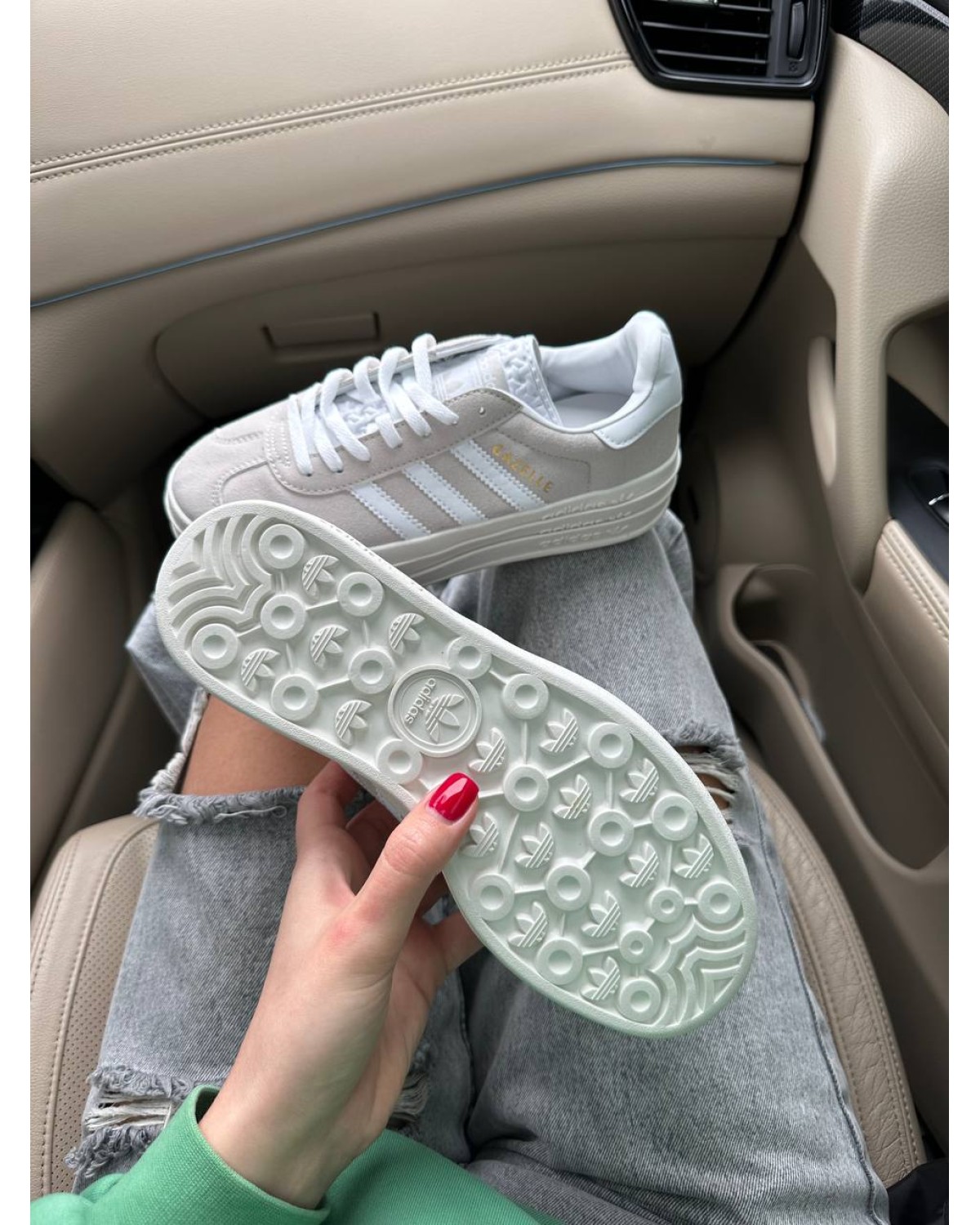 Adidas Gazelle Bold Light Grey