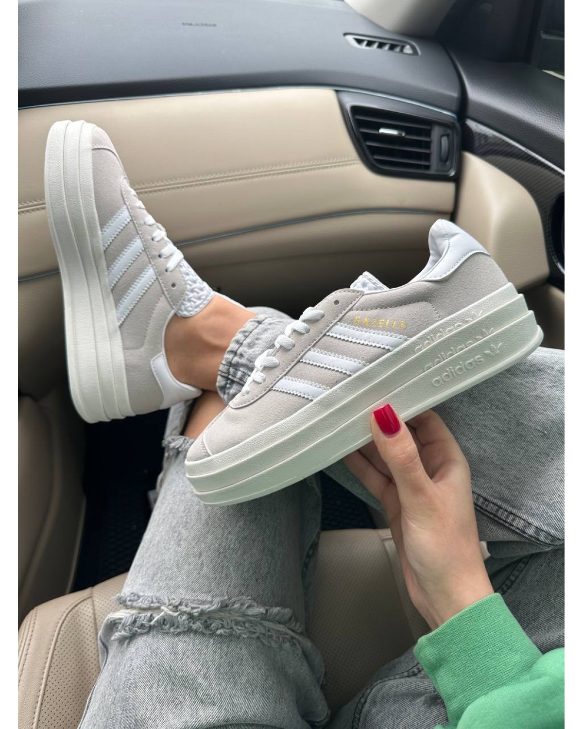 Adidas Gazelle Bold Light Grey