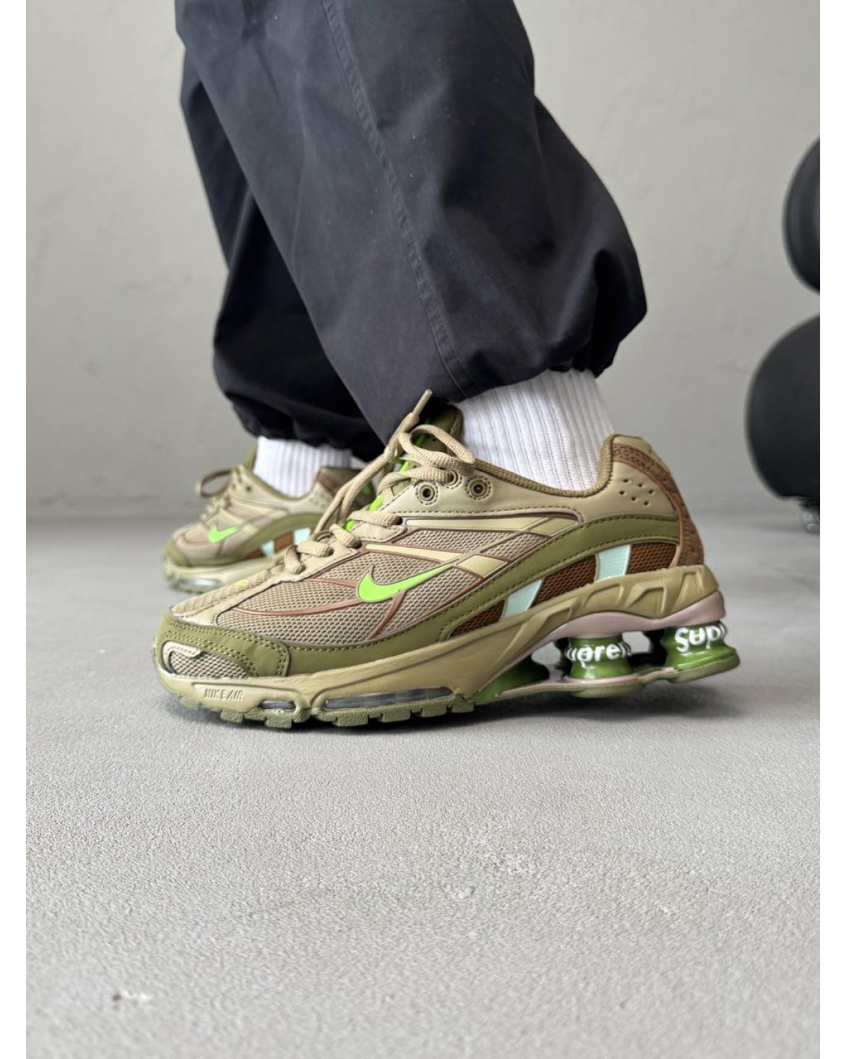 Nike Supreme Shox Ride 2 Khaki