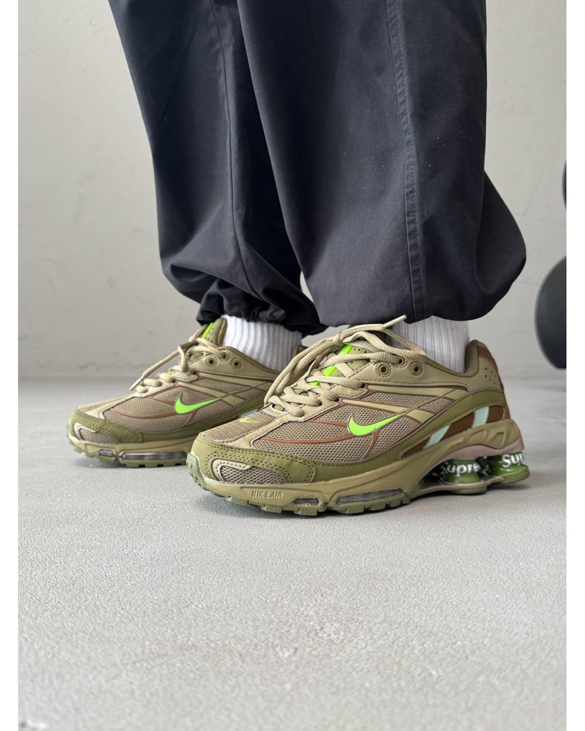 Nike Supreme Shox Ride 2 Khaki