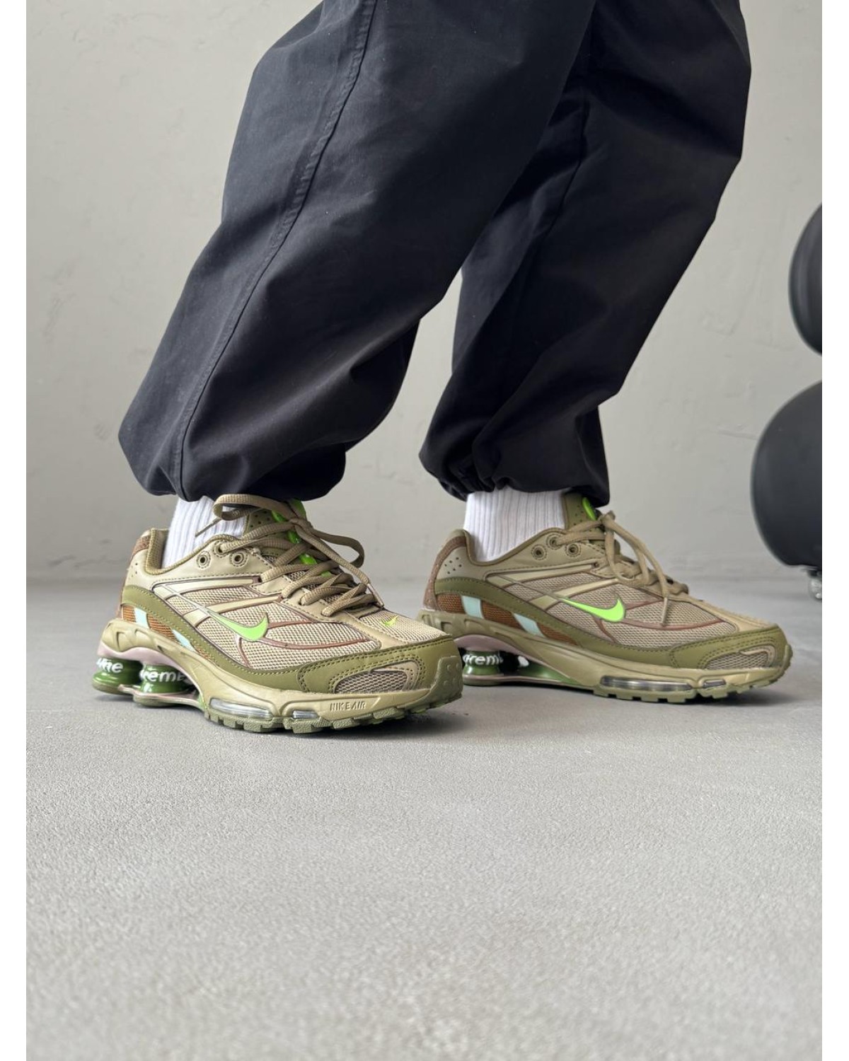 Nike Supreme Shox Ride 2 Khaki