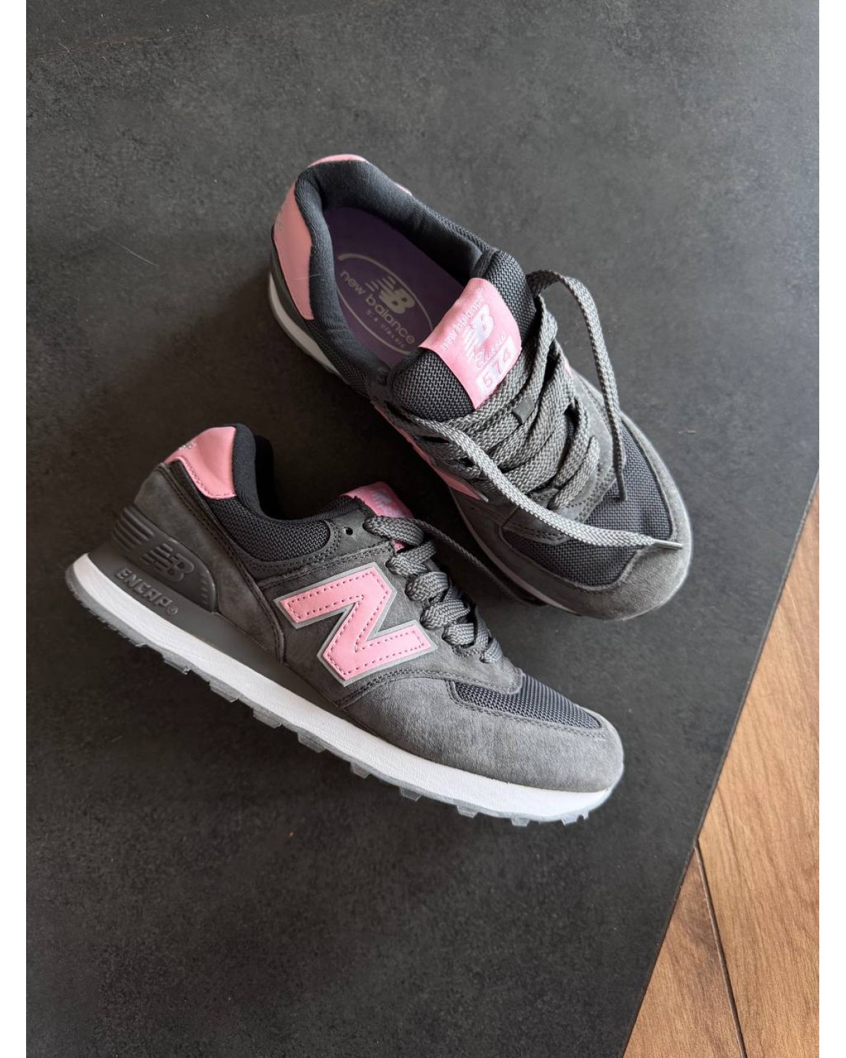 New Balance 574 Grey/Pink