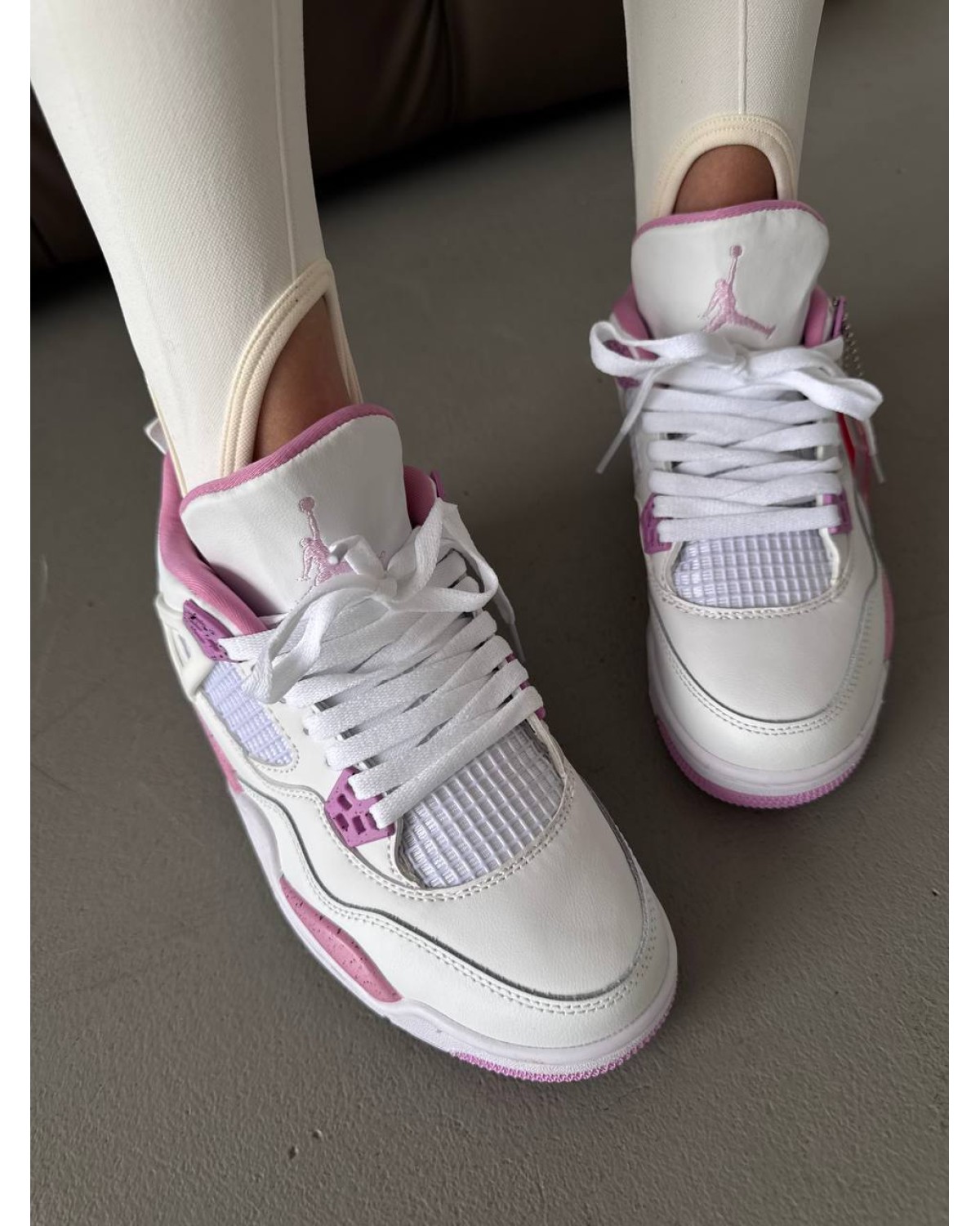 Nike Air Jordan 4 White Pink Oreo