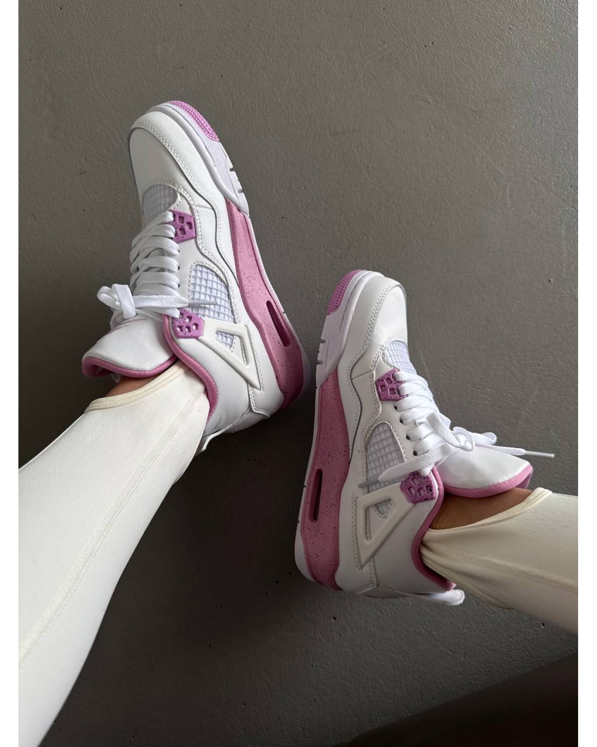 Nike Air Jordan 4 White Pink Oreo