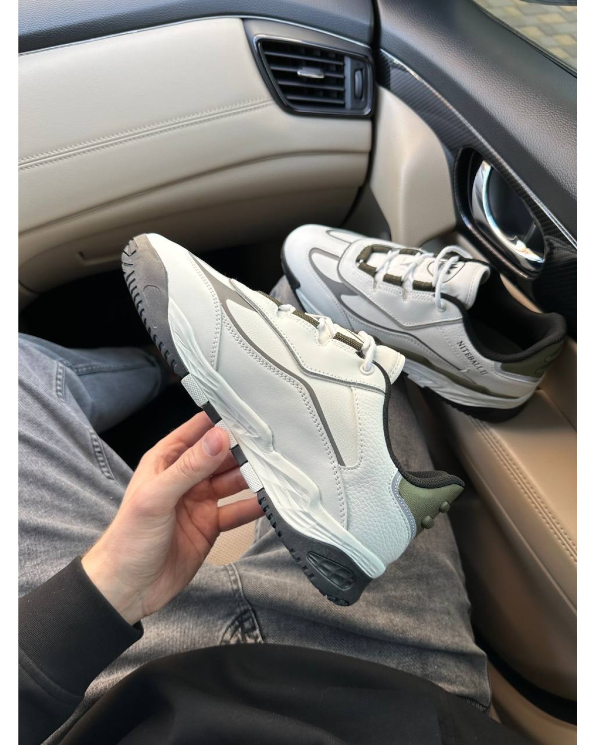 Adidas Niteball II White Khaki