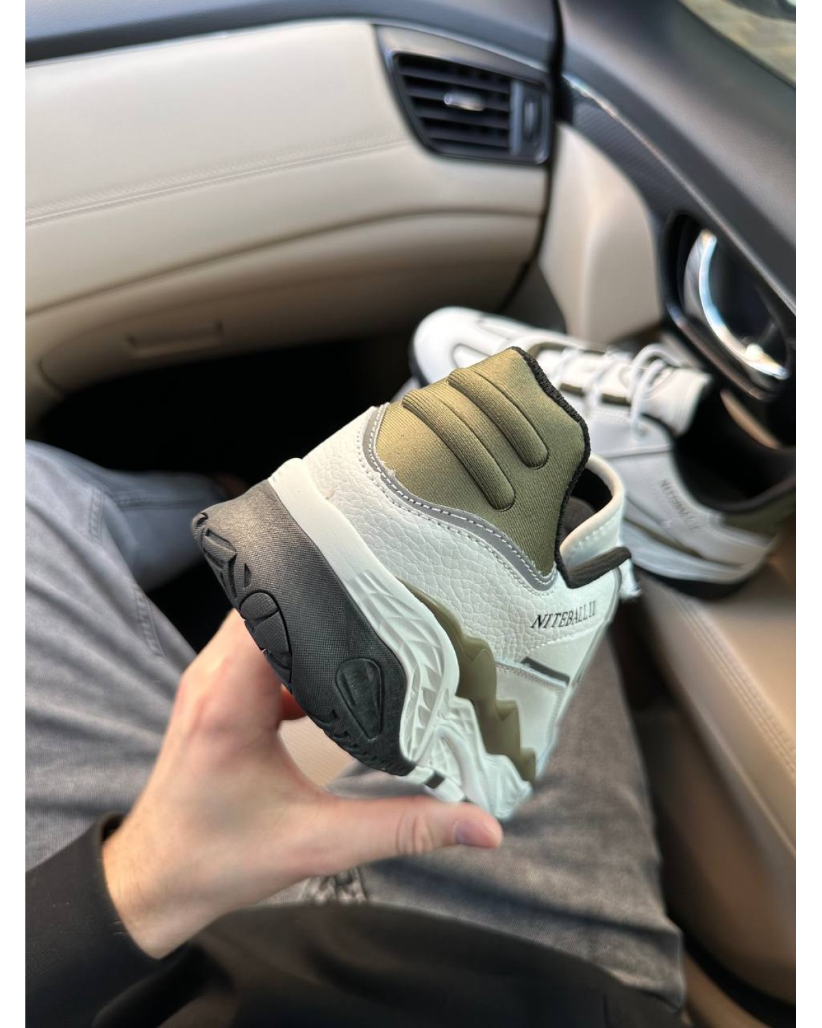 Adidas Niteball II White Khaki