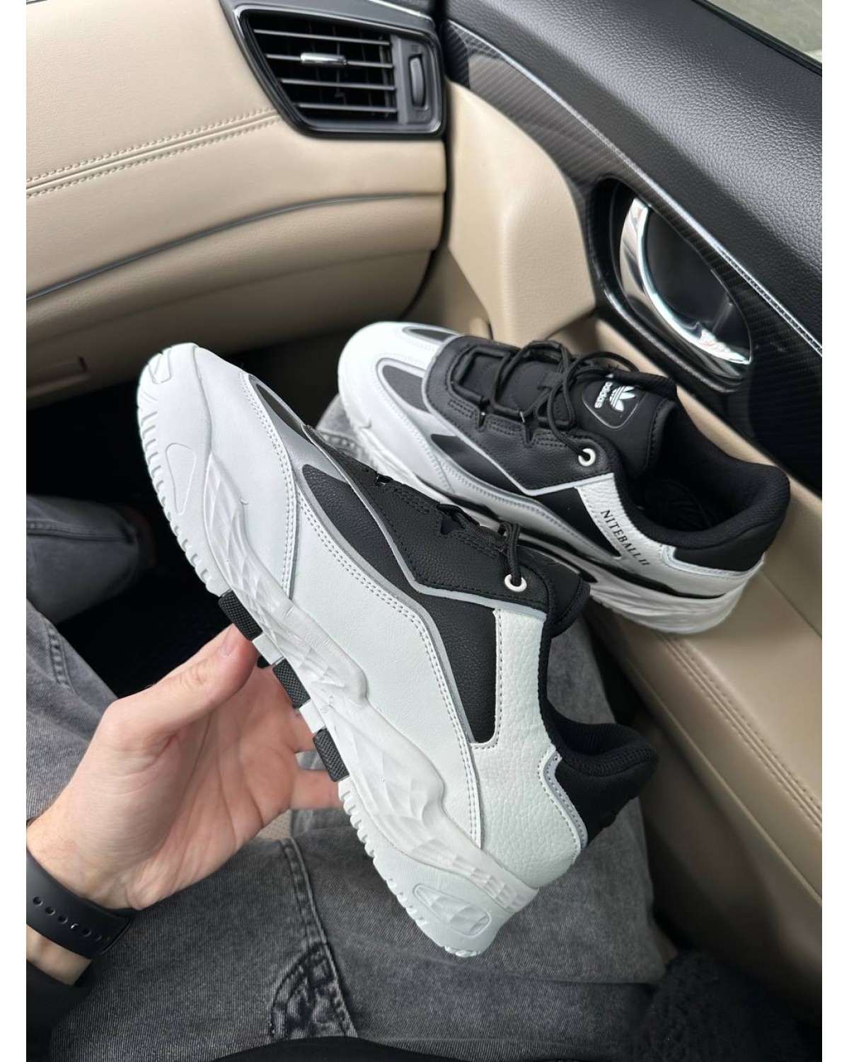 Adidas Niteball II White Black