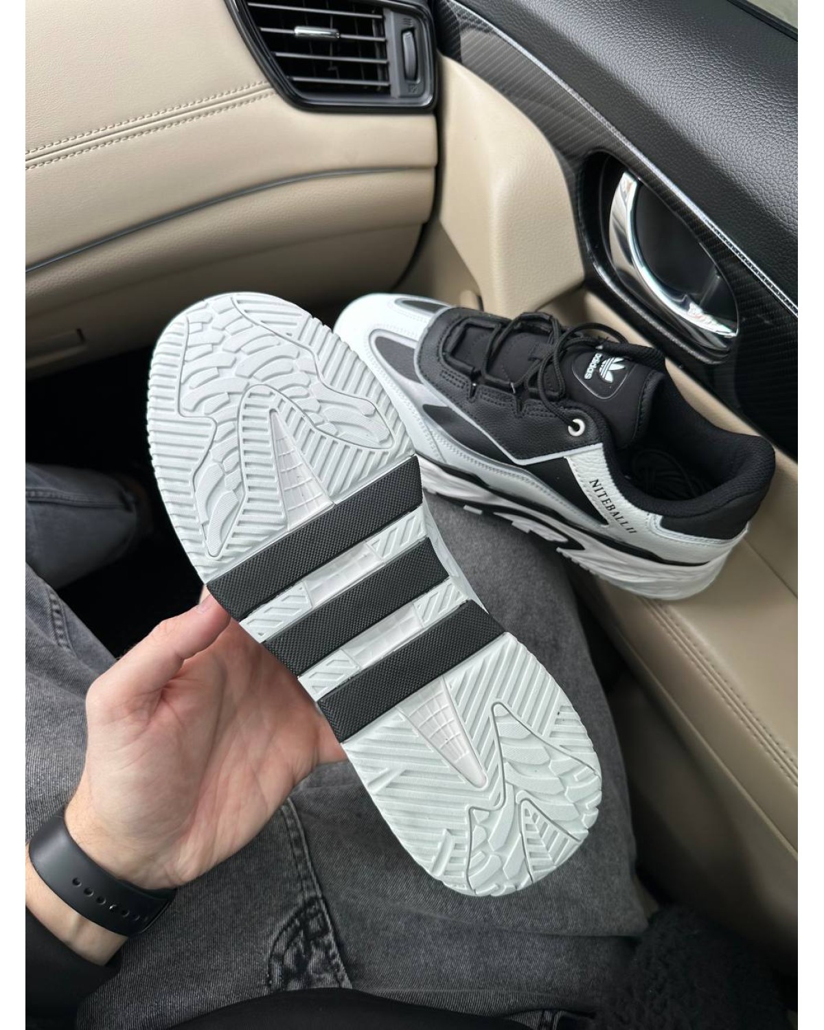 Adidas Niteball II White Black