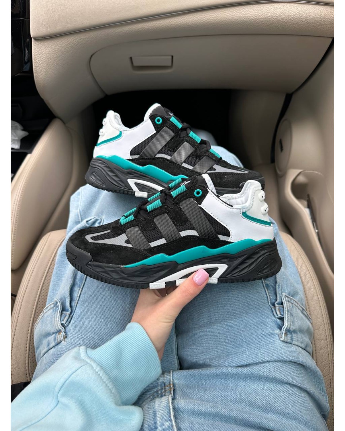Adidas Niteball Black Turquoise