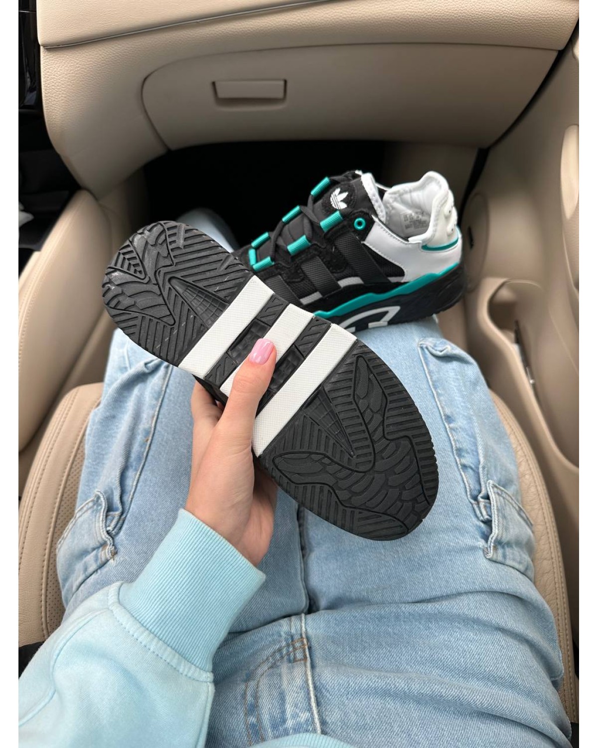 Adidas Niteball Black Turquoise