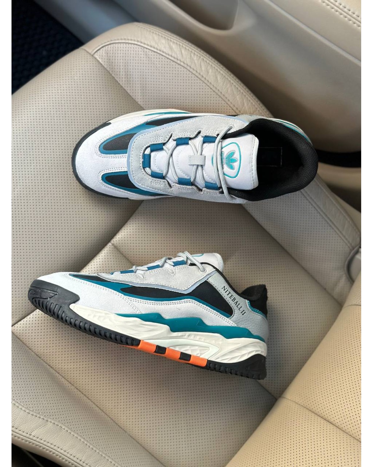 Adidas Niteball ll White Turquoise