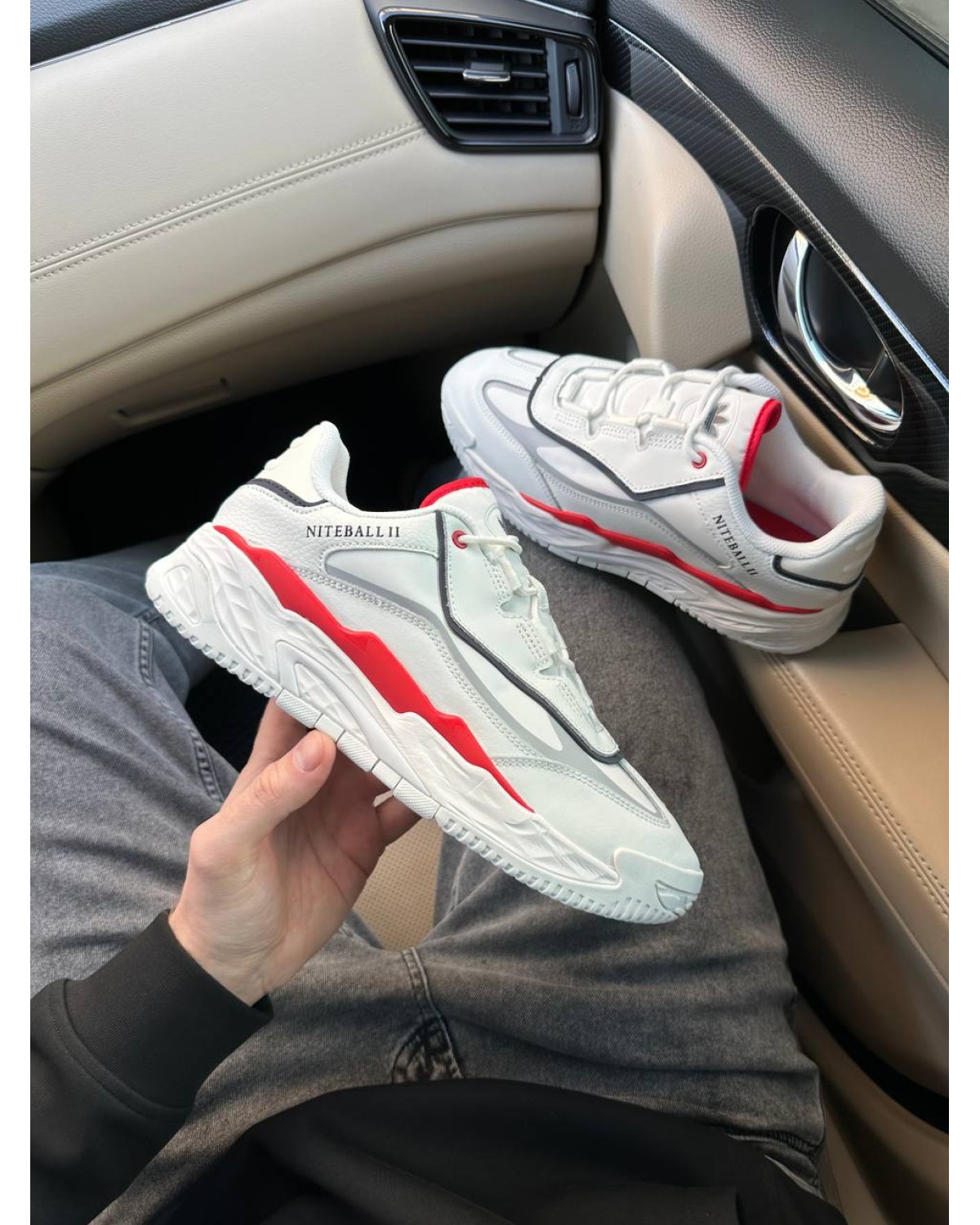 Adidas Niteball ll White Red
