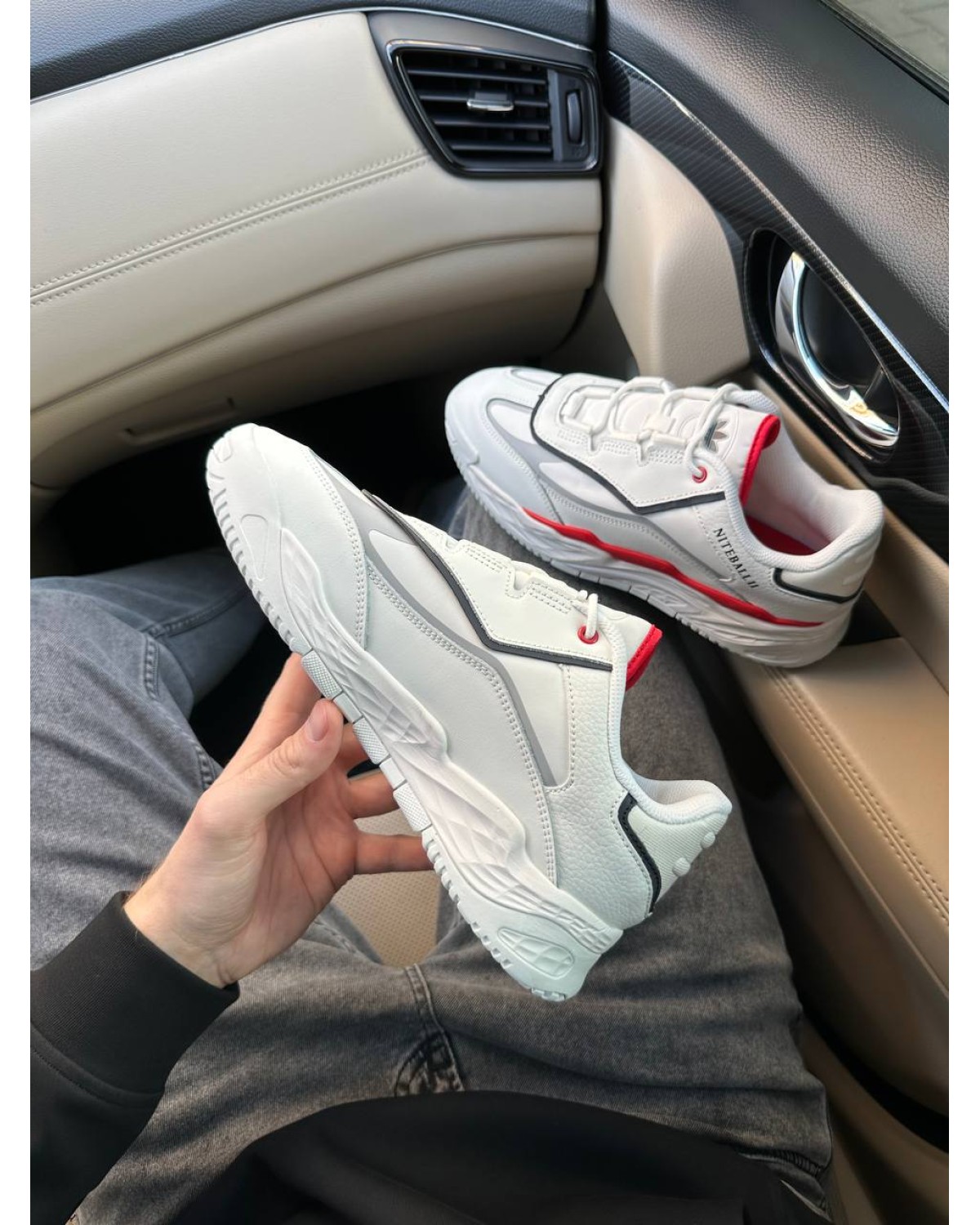 Adidas Niteball ll White Red