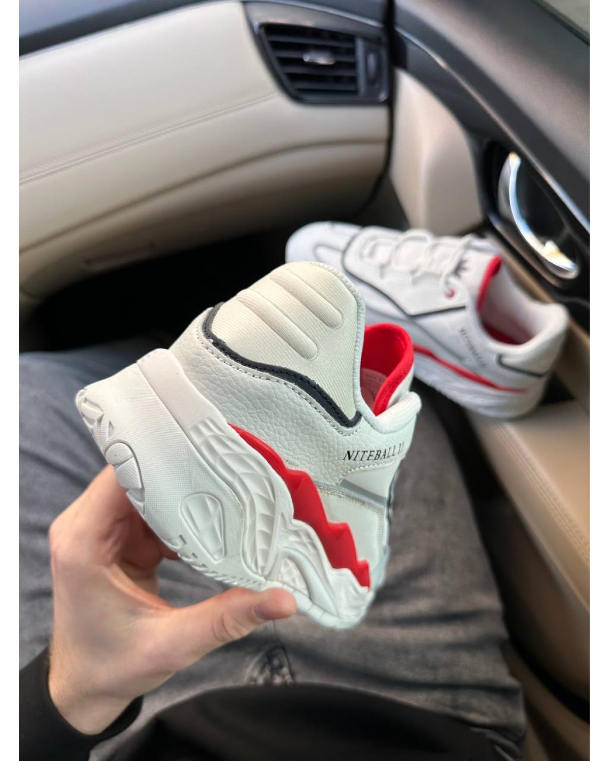 Adidas Niteball ll White Red
