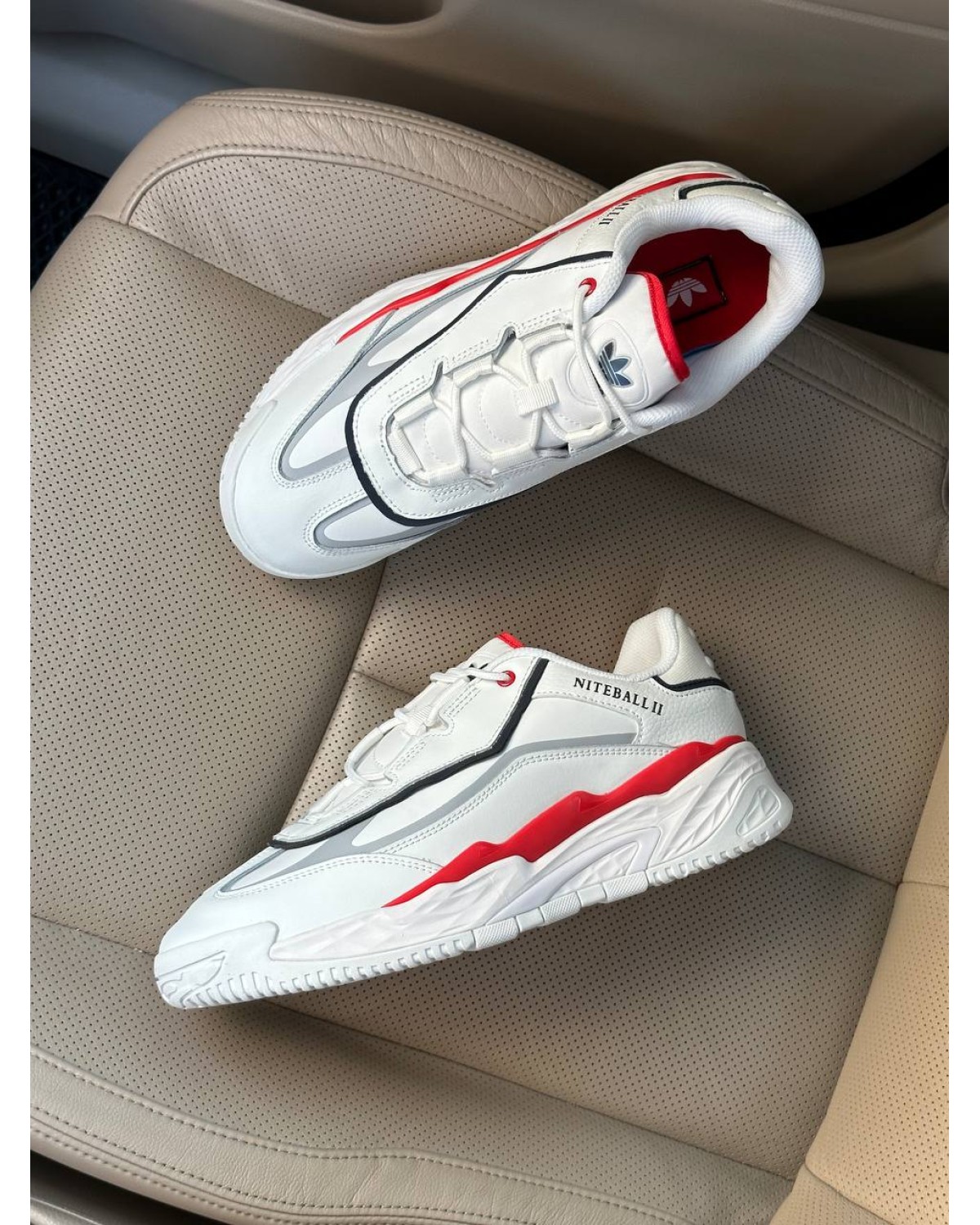 Adidas Niteball ll White Red