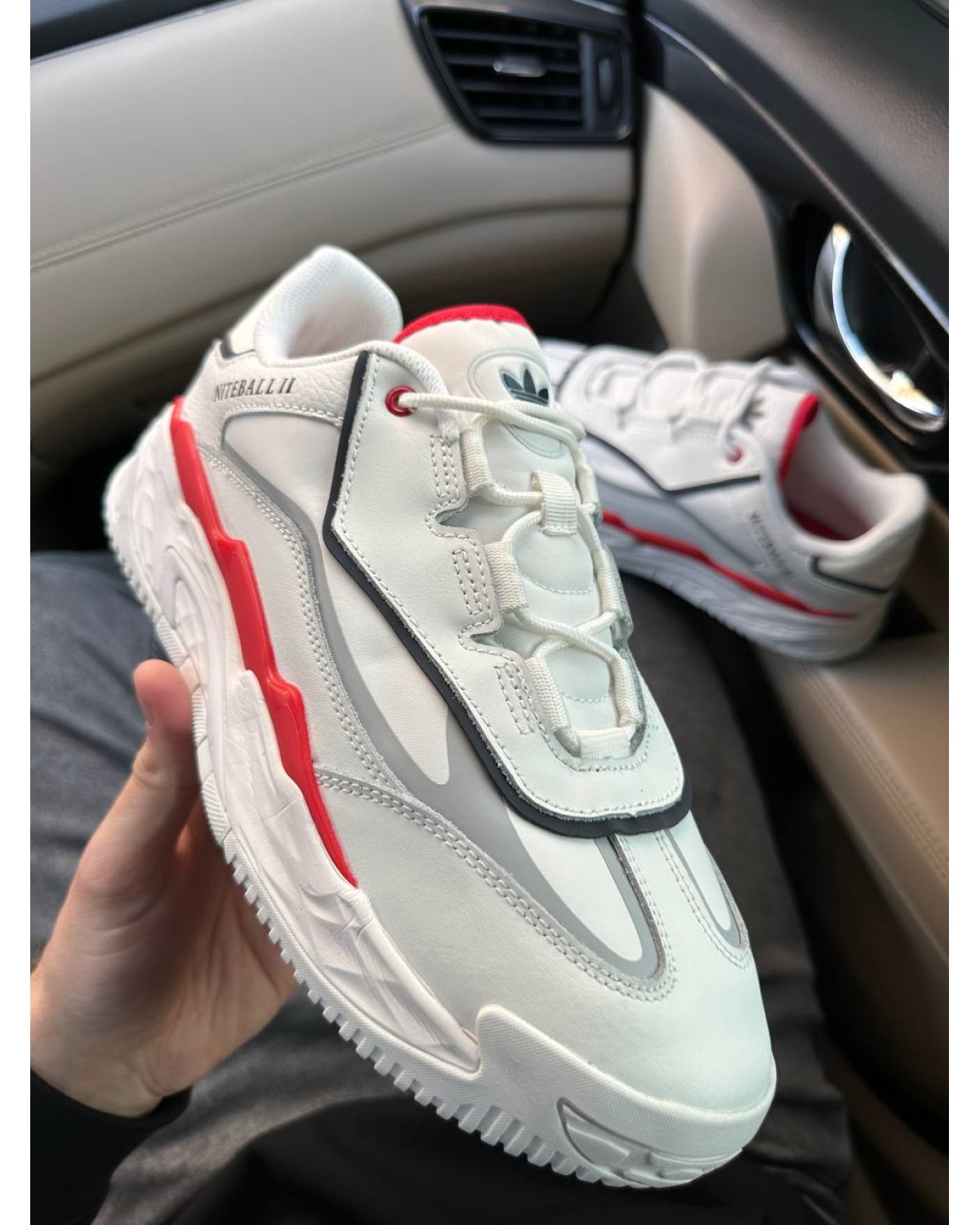 Adidas Niteball ll White Red